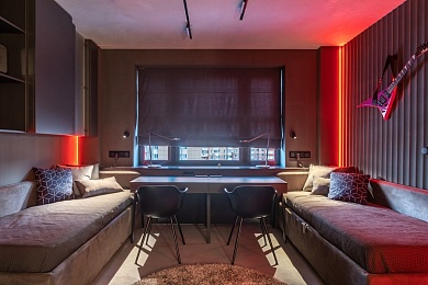 Красный интерьер